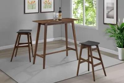 Finnick - Rectangular Bar Table - Walnut