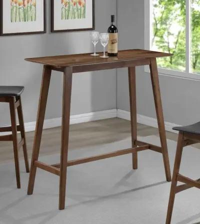 Finnick - Rectangular Bar Table - Walnut