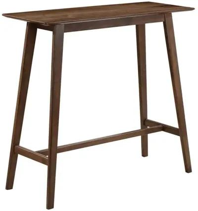 Finnick - Rectangular Bar Table - Walnut