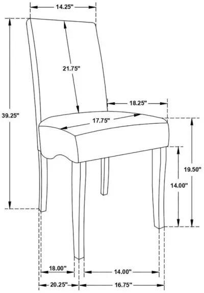 Stanton - Upholstered Dining Side Chairs (Set of 2) - Gray