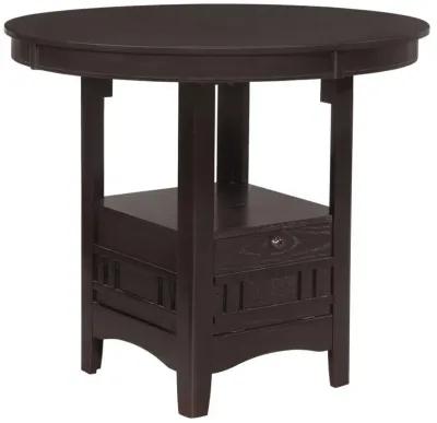 Lavon - Oval Extension Counter Dining Table - Espresso