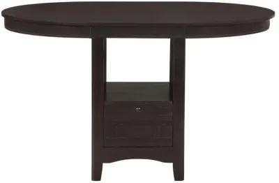 Lavon - Oval Extension Counter Dining Table - Espresso