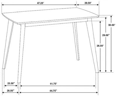 Kersey - Rectangular Wood Dining Table - Chestnut