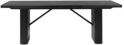 Catherine - Rectangular Wood Dining Table - Black