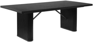 Catherine - Rectangular Wood Dining Table - Black