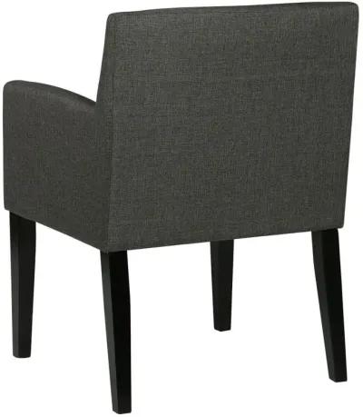 Catherine - Upholstered Dining Arm Chair (Set of 2) - Gray