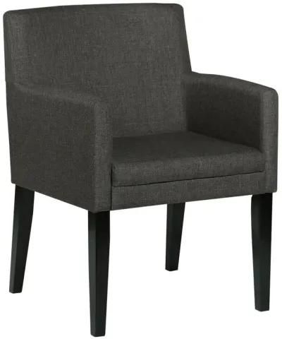 Catherine - Upholstered Dining Arm Chair (Set of 2) - Gray