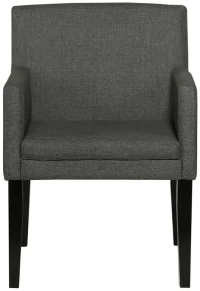 Catherine - Upholstered Dining Arm Chair (Set of 2) - Gray