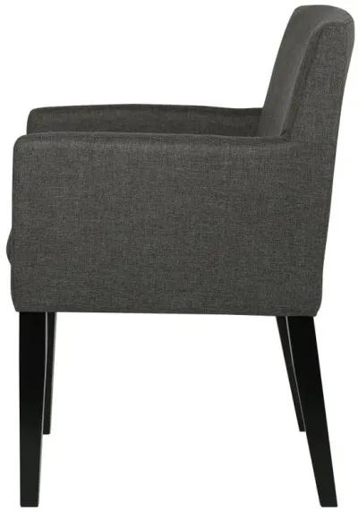 Catherine - Upholstered Dining Arm Chair (Set of 2) - Gray