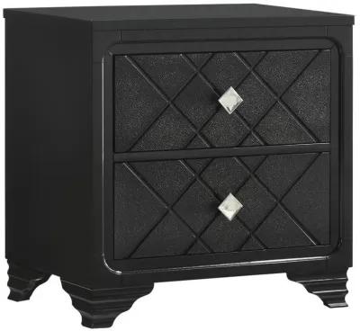 Penelope - 2-Drawer Nightstand - Midnight Star