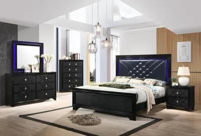 Penelope - 6-Drawer Dresser - Midnight Star