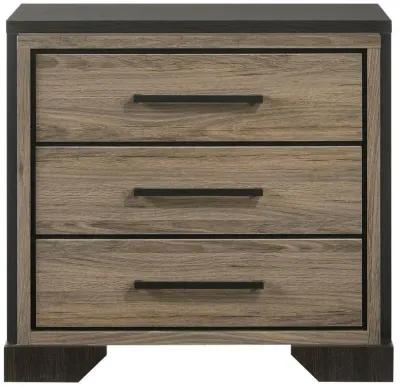 Baker - 3-Drawer Nightstand - Light Taupe