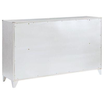 Larue - 6-Drawer Dresser - Silver