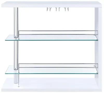 Prescott - Rectangular 2-Shelf Bar Unit