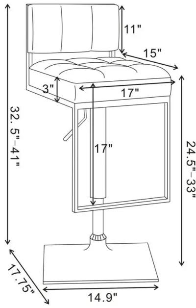 Alameda - Square Adjustable Bar Stool