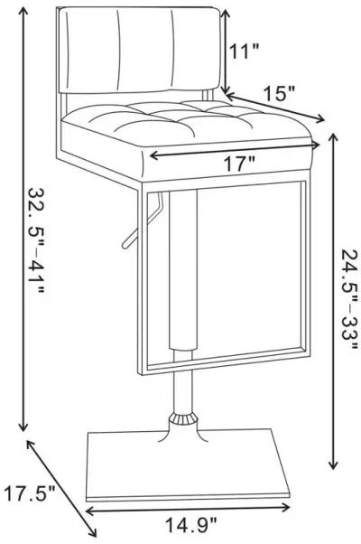 Alameda - Square Adjustable Bar Stool