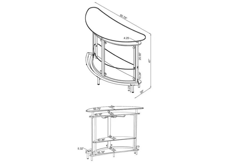 Amarillo - 2-tier Bar Unit