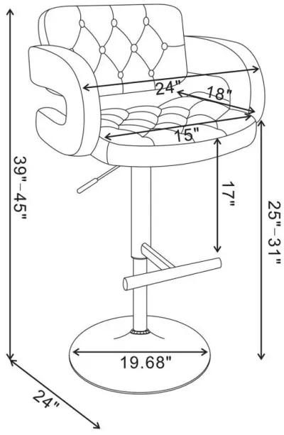 Brandi - 29″ Adjustable Height Bar Stool