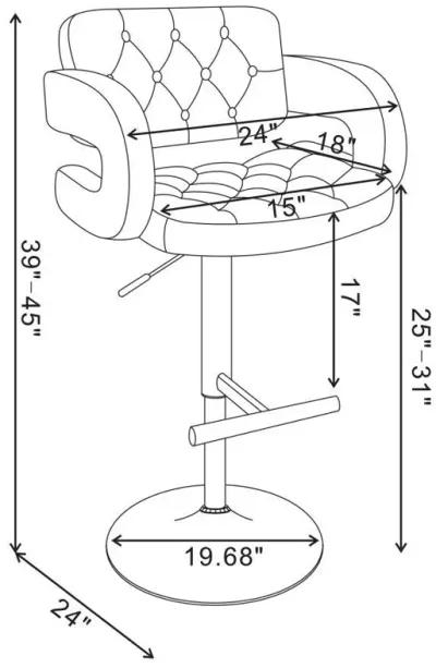 Brandi - 29″ Adjustable Height Bar Stool