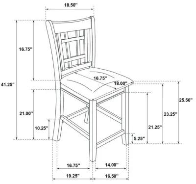 Lavon - Upholstered Counter Height Stools (Set of 2)