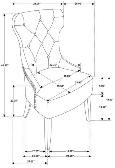 Baney - Tufted Upholstered Dining Chair