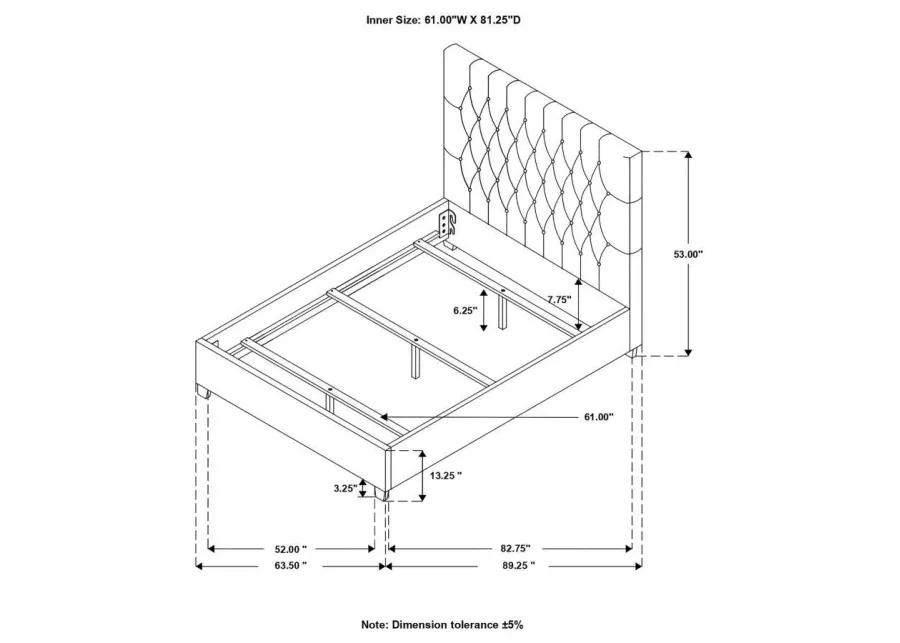 Chloe - Tufted Upholstered Bed