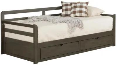 Sorrento - 2-Drawer Twin Daybed With Extension Trundle - Gray