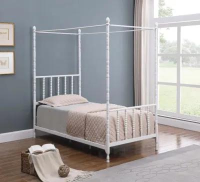 Betony - Twin Canopy Bed - White