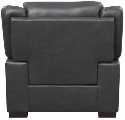 Arabella - Upholstered Padded Arm Accent Chair - Gray