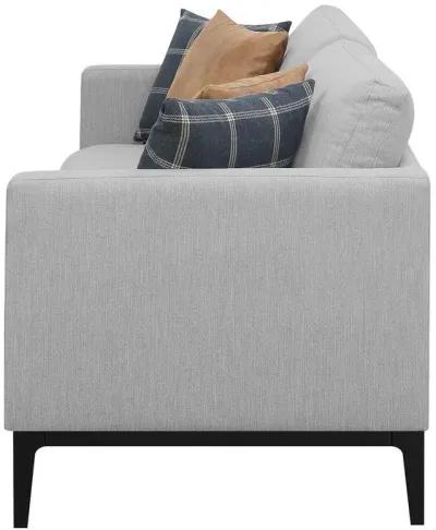 Apperson - Upholstered Track Arm Sofa - Light Gray