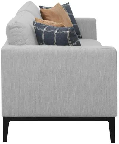 Apperson - Upholstered Track Arm Sofa - Light Gray