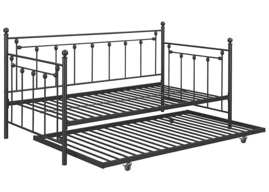 Nocus - Metal Day Bed With Trundle