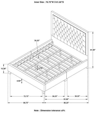 Hailey - Bed And Wing Panel Set