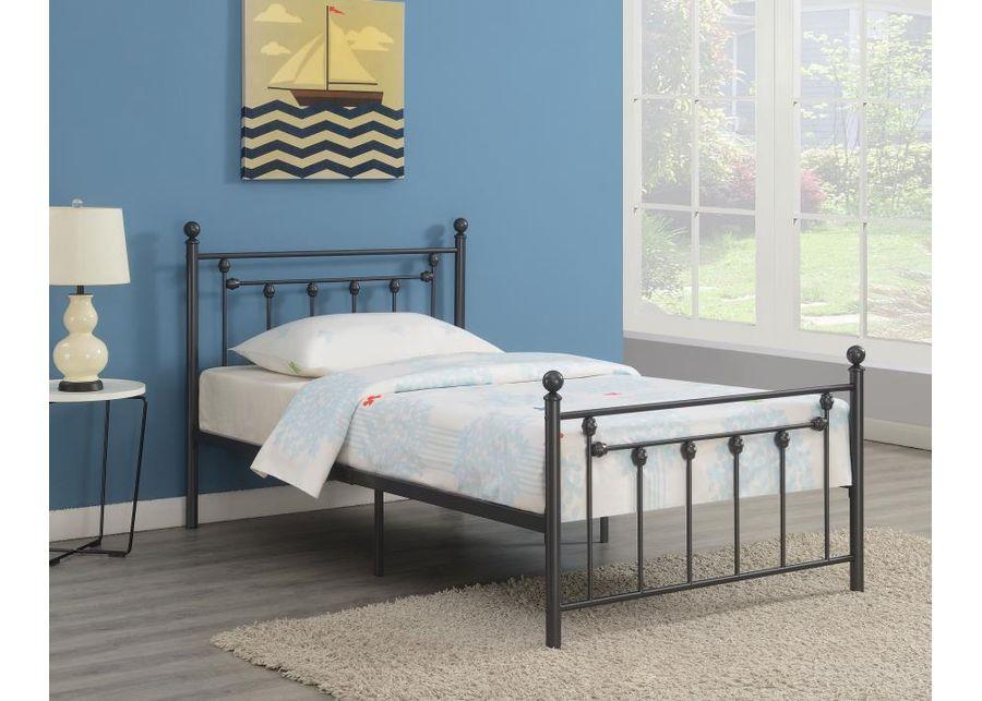 Canon - Metal Slatted Headboard Platform Bed