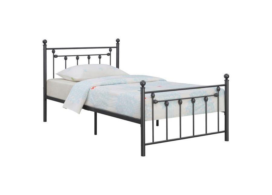 Canon - Metal Slatted Headboard Platform Bed