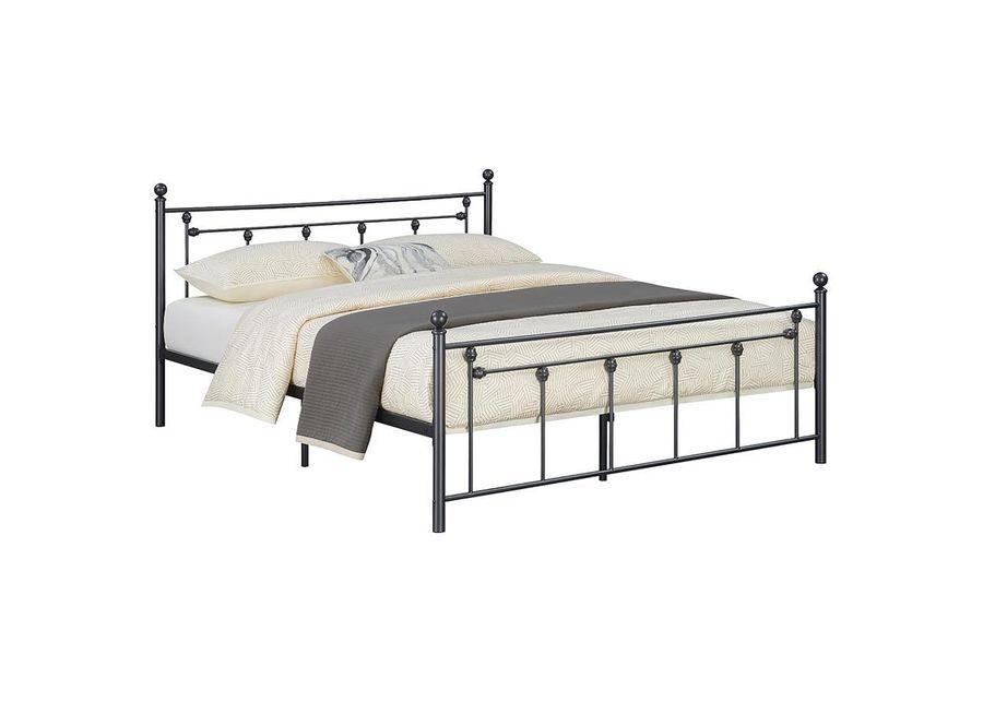 Canon - Metal Slatted Headboard Platform Bed