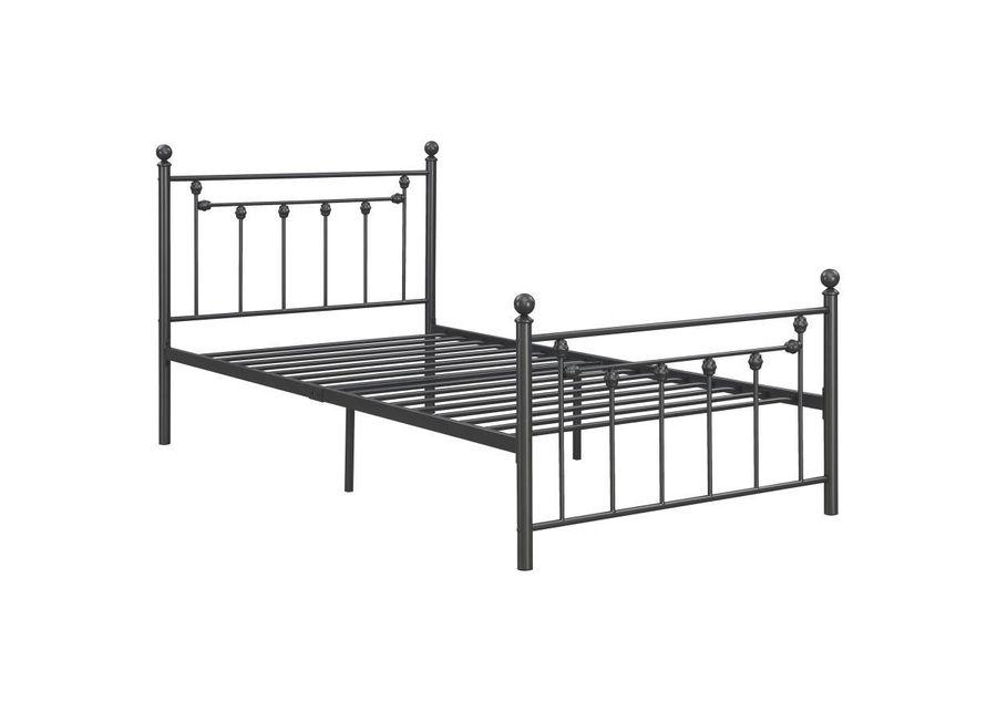 Canon - Metal Slatted Headboard Platform Bed