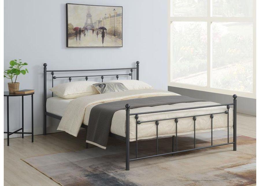 Canon - Metal Slatted Headboard Platform Bed