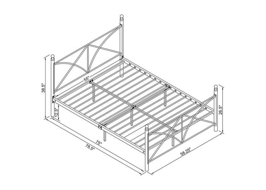 Hart - Metal Platform Bed