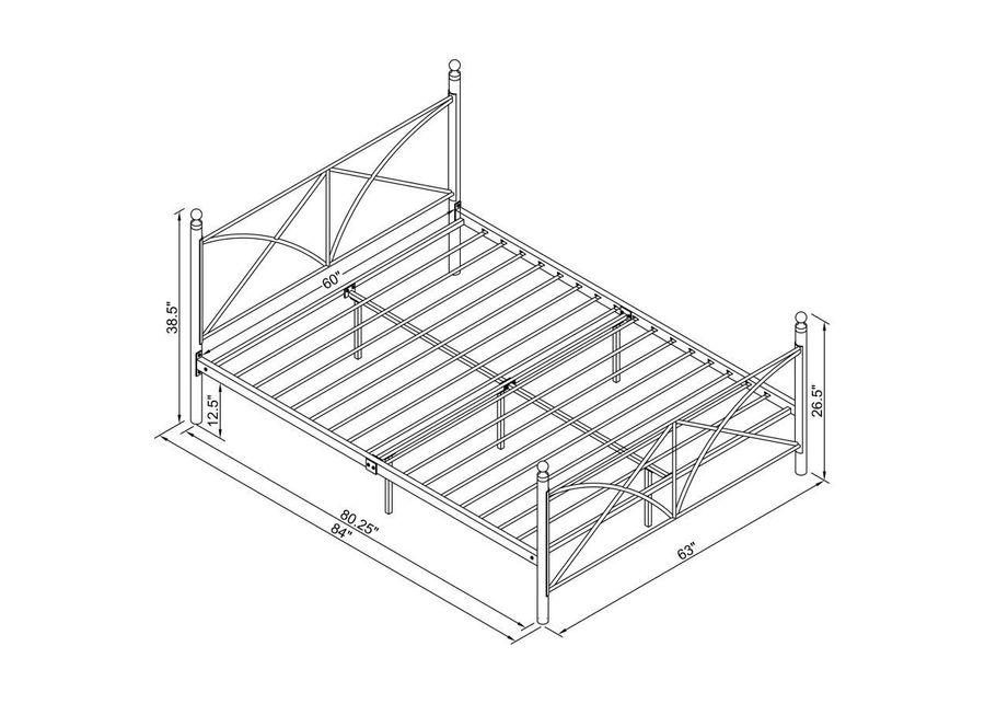 Hart - Metal Platform Bed