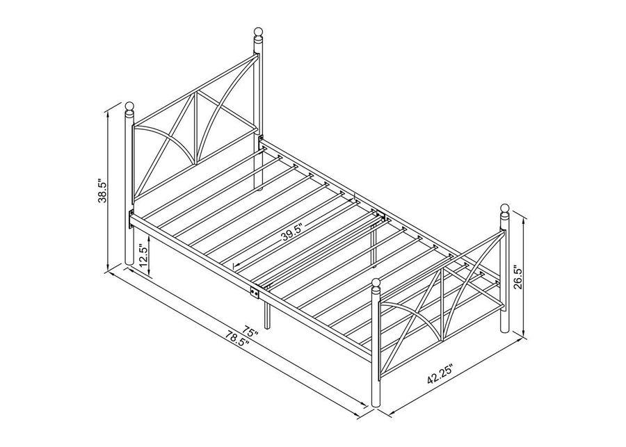 Hart - Metal Platform Bed