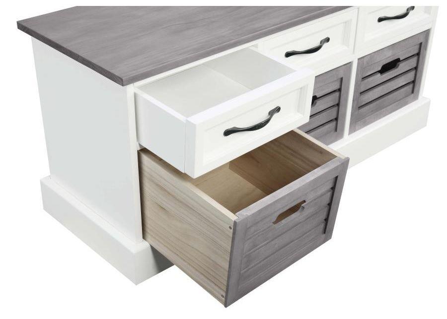 Alma - 3-drawer Storage Bench