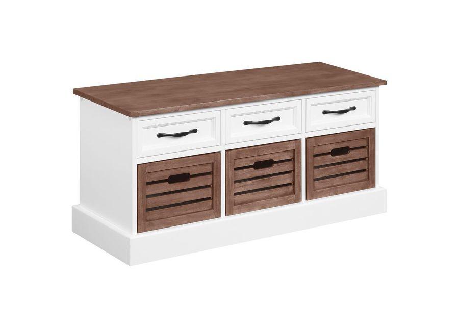 Alma - 3-drawer Storage Bench