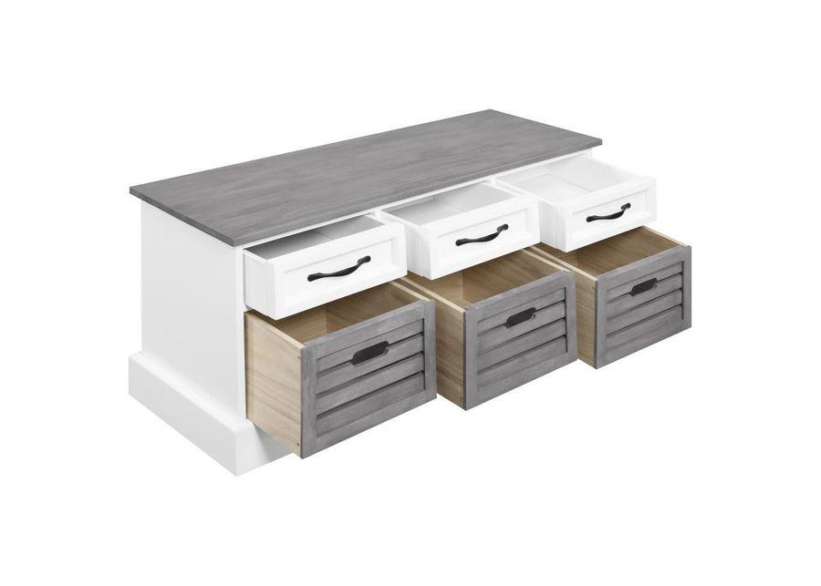 Alma - 3-drawer Storage Bench