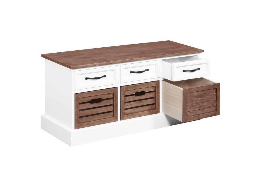 Alma - 3-drawer Storage Bench