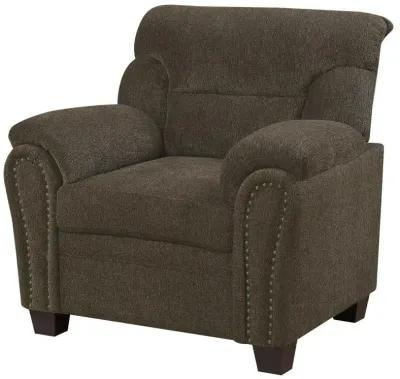 Clemintine - Upholstered Chair with Nailhead Trim