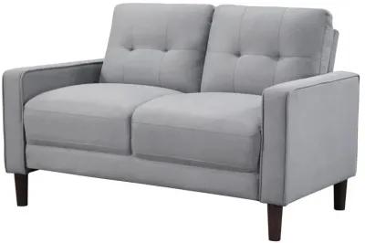 Bowen - Upholstered Track Arms Tufted Loveseat