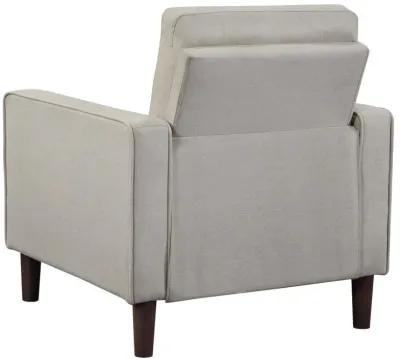 Bowen - Upholstered Track Arms Tufted Chair