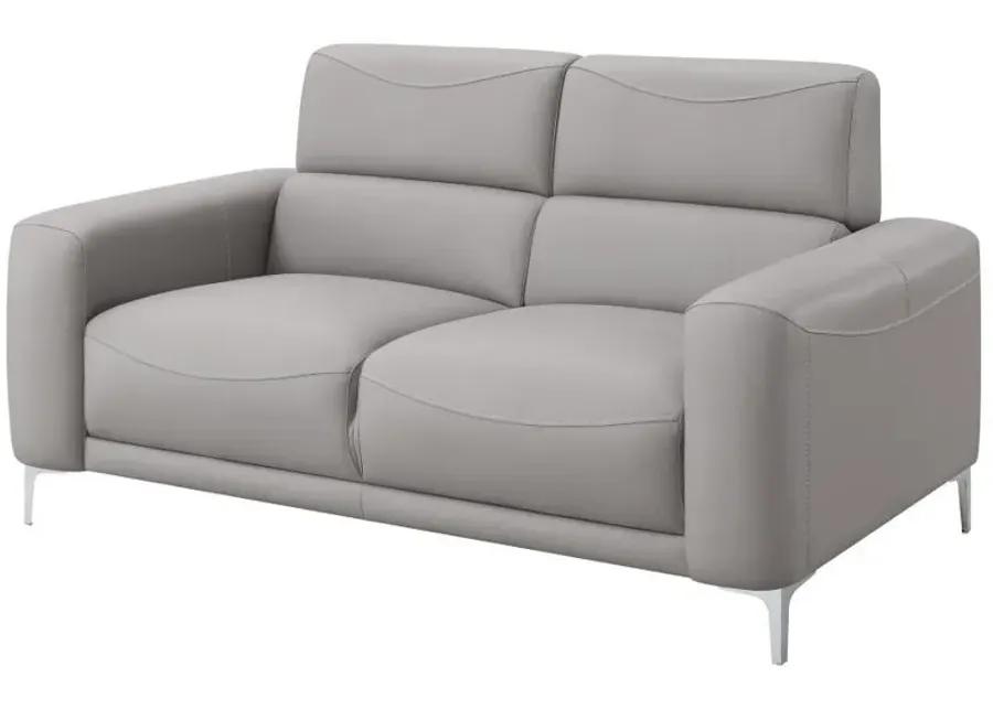 Glenmark - Track Arm Upholstered Loveseat - Taupe