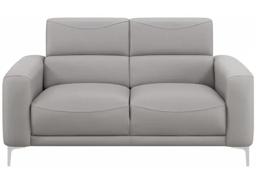 Glenmark - Track Arm Upholstered Loveseat - Taupe